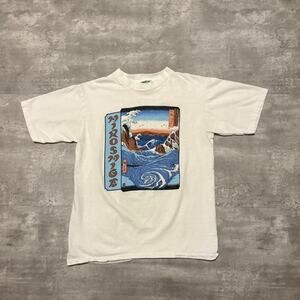 Vintage 1990s art hiroshige t shirt